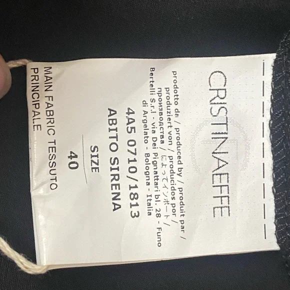 CristinaEffe’s Elegant Black Strapless Evening Gown - Picture 9 of 12